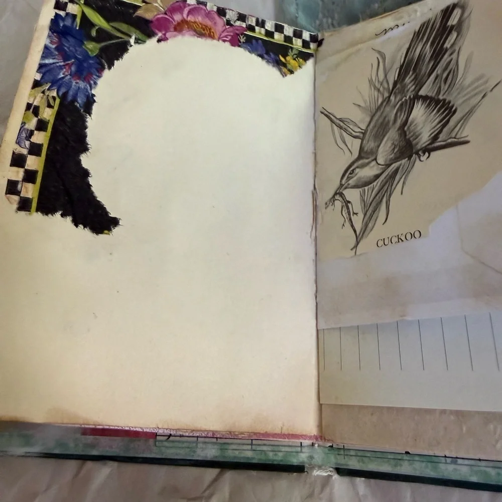 Handmade Junk Journal Mixed Media 6 x 9 84 Pages